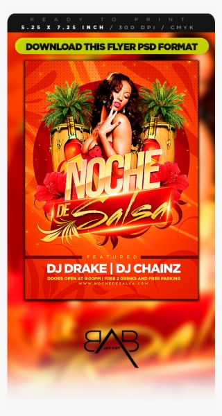 590 X 1119 5 - Noche De Salsa Flyer #9542702