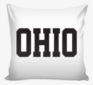 Ohio Jersey Font Black Pillow Cover - Cushion #9543146