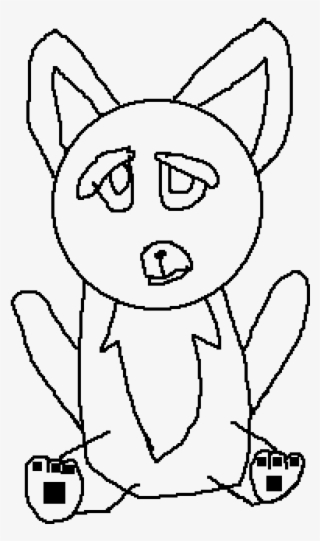 Sad Dog Base - Cartoon #9544508