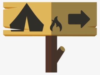 Direction Clipart Camp - Camp Signs Vector #9544903