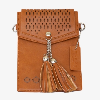 Load Image Into Gallery Viewer, Tassel Phone Crossbody - Leather #9544998
