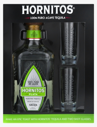 Hornitos Plata Tequila And Shot Glasses Set, 750 Ml - Glass Bottle #9545471