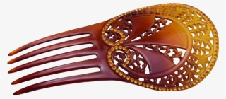 Spanish Peineta Rhinestone Hair Comb Tortoise Color, - Headpiece #9546029