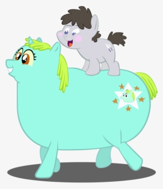 Large Ponies In A We Bare Bears Baer Stack Pose By - We Bare Bears Pony #9546595