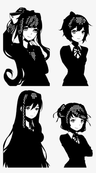 Imagedoki Doki Literature Club Confidant Artwork - Persona Monika #9547196