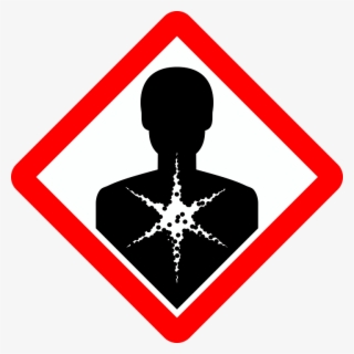 Sign Warning Symbol Osh Threat No Background - Health Hazard Symbol Example #9547448