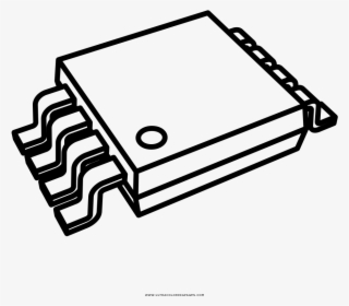 Microchip Coloring Page - Microprocesador Para Colorear #9547806