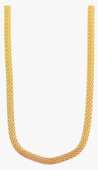 Snake Necklace 70 Cm In Gold-plated Stainless Steel - Chain #9548015