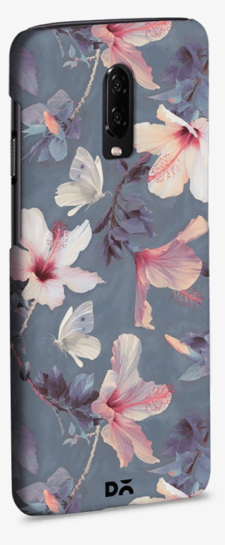 Dailyobjects Butterflies And Hibiscus Flowers Case - Iphone 7 Plus Flower Cases #9548400