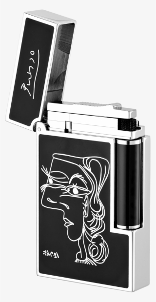 Dupont Lighter Ligne 2 Picasso Black - Dupont Laccato Limited Edition #9549309