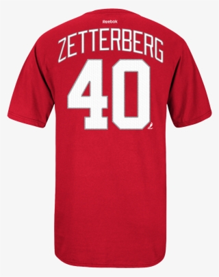 Reebok Detroit Red Wings Red Henrik Zetterberg Player - Robert Lewandowski Jersey #9549385