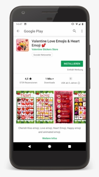 Play Store Rich Formatting App Title Framed - Smartphone #9550854