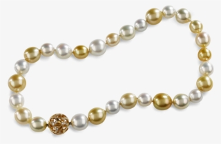 Arabesque Pearl Necklace Rose Gold - Necklace #9550894