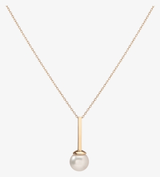 Proud Simple Pearl Pendant - Necklace #9550992