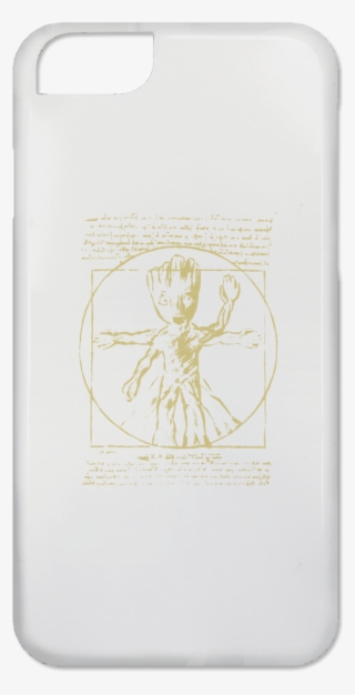 Groot Vitruvian Man Royalty-leonardo Da Vinci - Mobile Phone Case #9551053