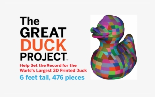 Seta Goes 'quackers' For 3d Printing - Duck #9554396