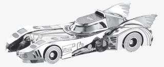 Drawn Race Car Batmobile - 3d Metal Model 1989 Batmobile #9554402