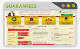 Guarantees From Premier Essay - Web Page #9555078