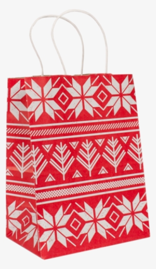 Alpine Sweater Medium Shopper - Christmas Shopping Bag #9555239