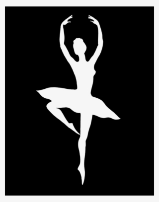 Bleed Area May Not Be Visible - Flamboyant Dance Ballerina Silhouette #9556904