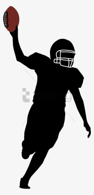 Free Png American Football Player Silhouette Png Image - American Football Silhouette Png #9556951
