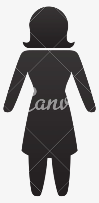 Business Woman Pictogram Icons - Standing #9557013