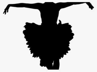 Drawn Ballet Ballerina Silhouette - Silueta De Bailarinas En Blanco Y Negro #9557014