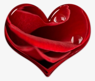 Heart, Flower Heart, Valentine, Red, Element, Love - Valentine's Day #9558002