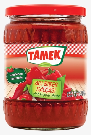 Tamek 580gm Hot Pepper Paste - Tamek Pickled Hot Red Pepper #9559110