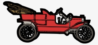 Big Image - Model T Clipart Red #9559294