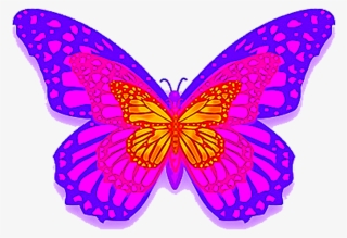 Purple Butterfly Png - Borboleta Roxa Png #9559434