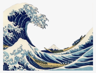 672 X 527 11 - Great Wave Off Kanagawa Png #9559487