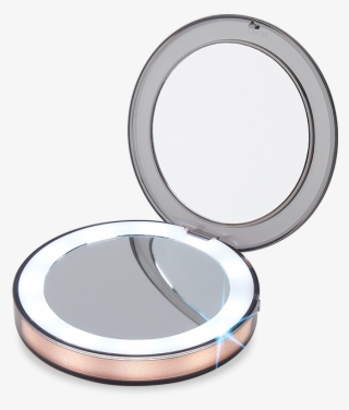 Portable Compact Mini Mirror With Lights Rechargeable #9559497