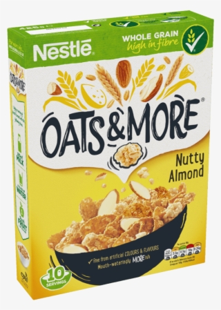 Almond Oats And More Cereal Box - Nestle Oats And More #9559728