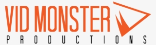 Vid Monster Logo - Orange #9561727 Vid Monster Logo - Orange #9561727