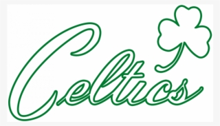 Boston Celtics Logos Iron Ons - Calligraphy #9561796