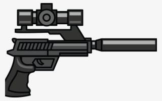 Clipart Freeuse Cliparts X Carwad Net - Silencer Pistol Png #9564021