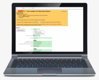 Duct Leakage Test Report Generator For Excel 2007 1 - Laptop Svg #9565369 Duct Leakage Test Report Generator For Excel 2007 1 - Laptop Svg #9565369