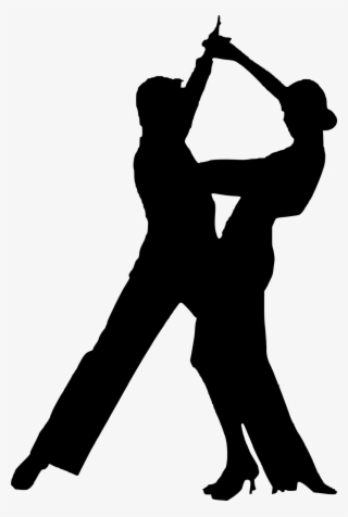 Silhuet, Dans, Par, Isolerede, Latino, Salsa, Handling - Silueta Bailando Salsa Png #9567108