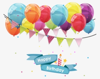 Image Free Baloon Vector Balloon Banner - Psd Birthday Collage Template #9567748