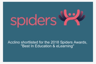 Acclino Shortlisted For 2018 Spiders Award - Schneiderei #9567874