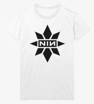 Captain Marvel X Nin White Collab Tee - Nine Inch Nails Captain Marvel #9567969