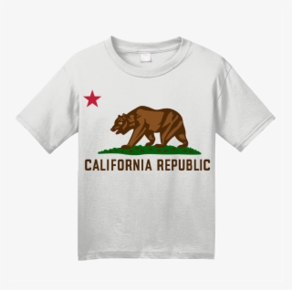 Youth White California State Flag - California Flag #9568842