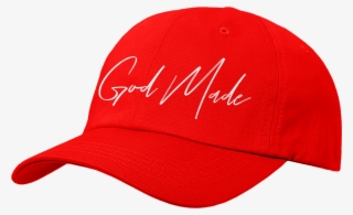 God Made Red Dad Hat - Adidas Hat Png Transparent #9569717