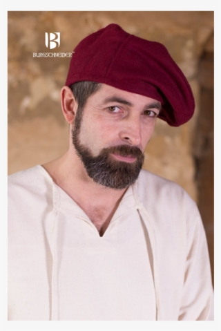 Wool Beret Harald Ideal For Larp, Sca And Costume - Beret #9570575