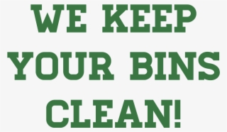 We Keep Your Bins Clean Mr Tidy Bins - Vigamus #9572554