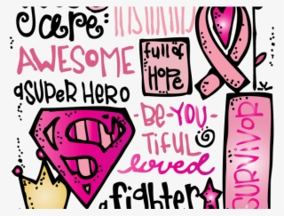 Wonder Woman Clipart Breast Cancer - You Kicked Cancers Butt #9572581