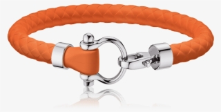 Bracelet Sailing Bracelet In Stainless Steel And Orange - Omega Sailing Bracelet Orange #9572774