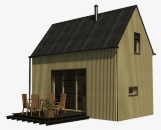 Simple And Easy To Build Cottage Sandra, Pin-up Houses - Shed #9573442