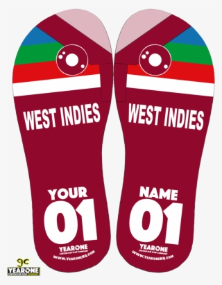 West Indies 92 Cricket World Cup - Flip-flops #9574515